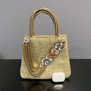Gold Decorative Handbag